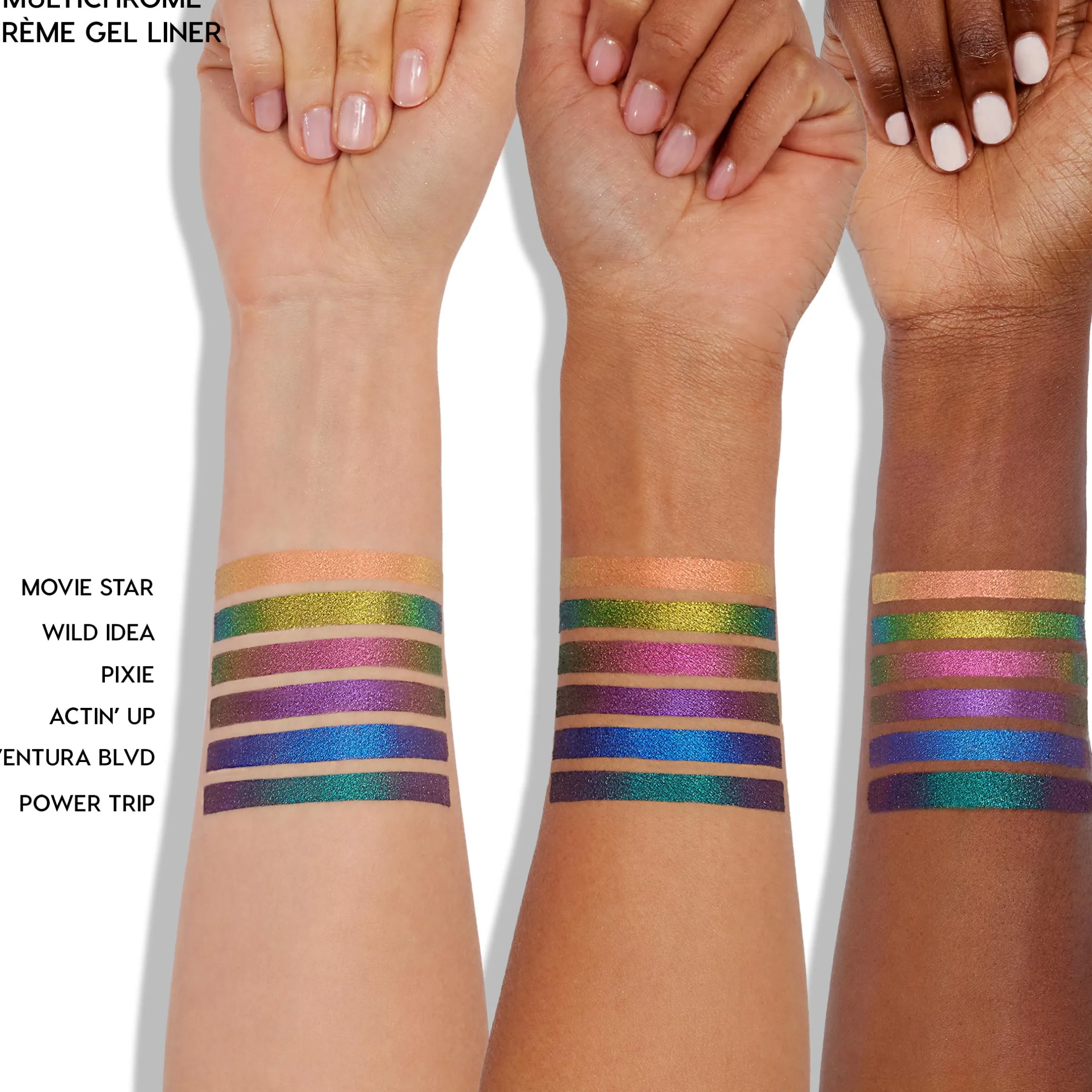 BFF Chrome Crème Gel Liner Trios