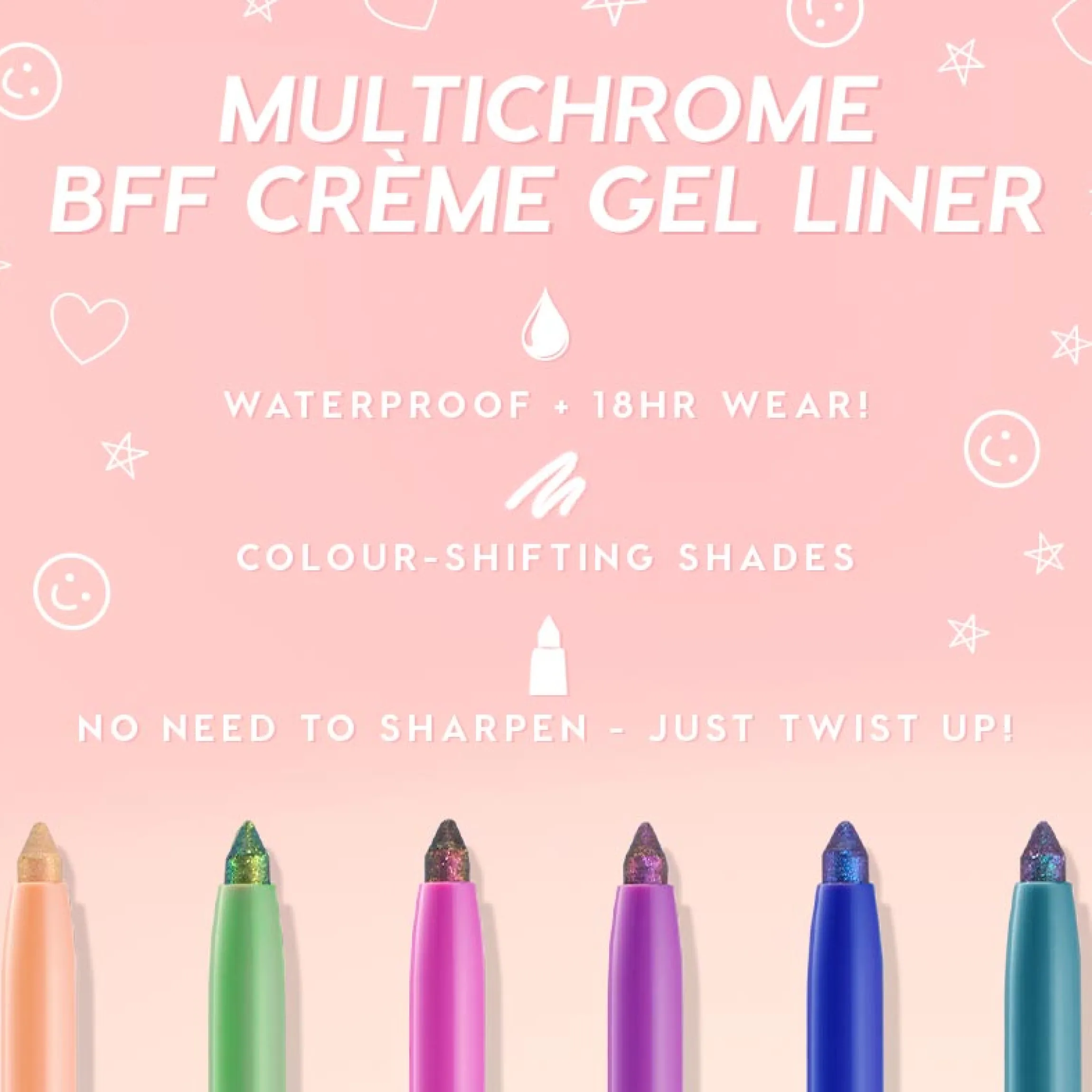 BFF Chrome Crème Gel Liner Trios