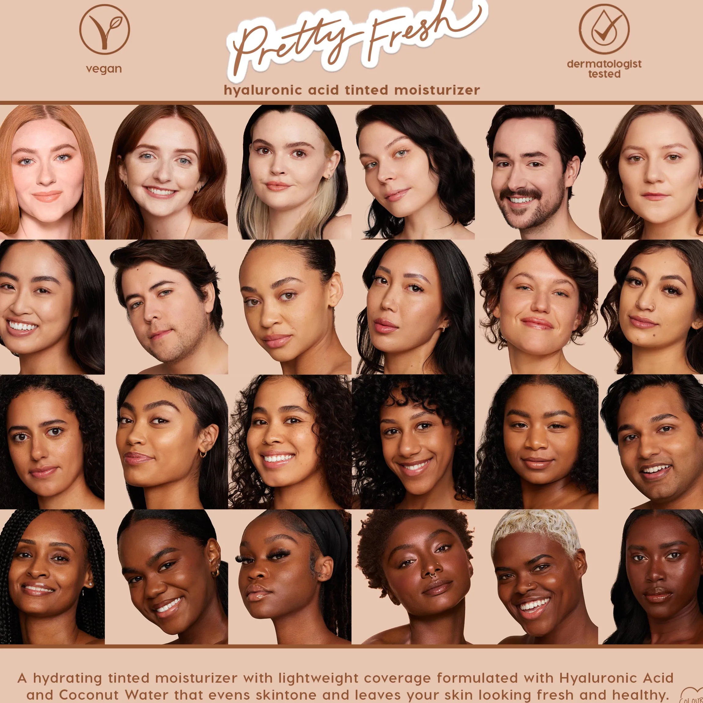 Pretty Fresh Hyaluronic Acid Tinted Moisturizer