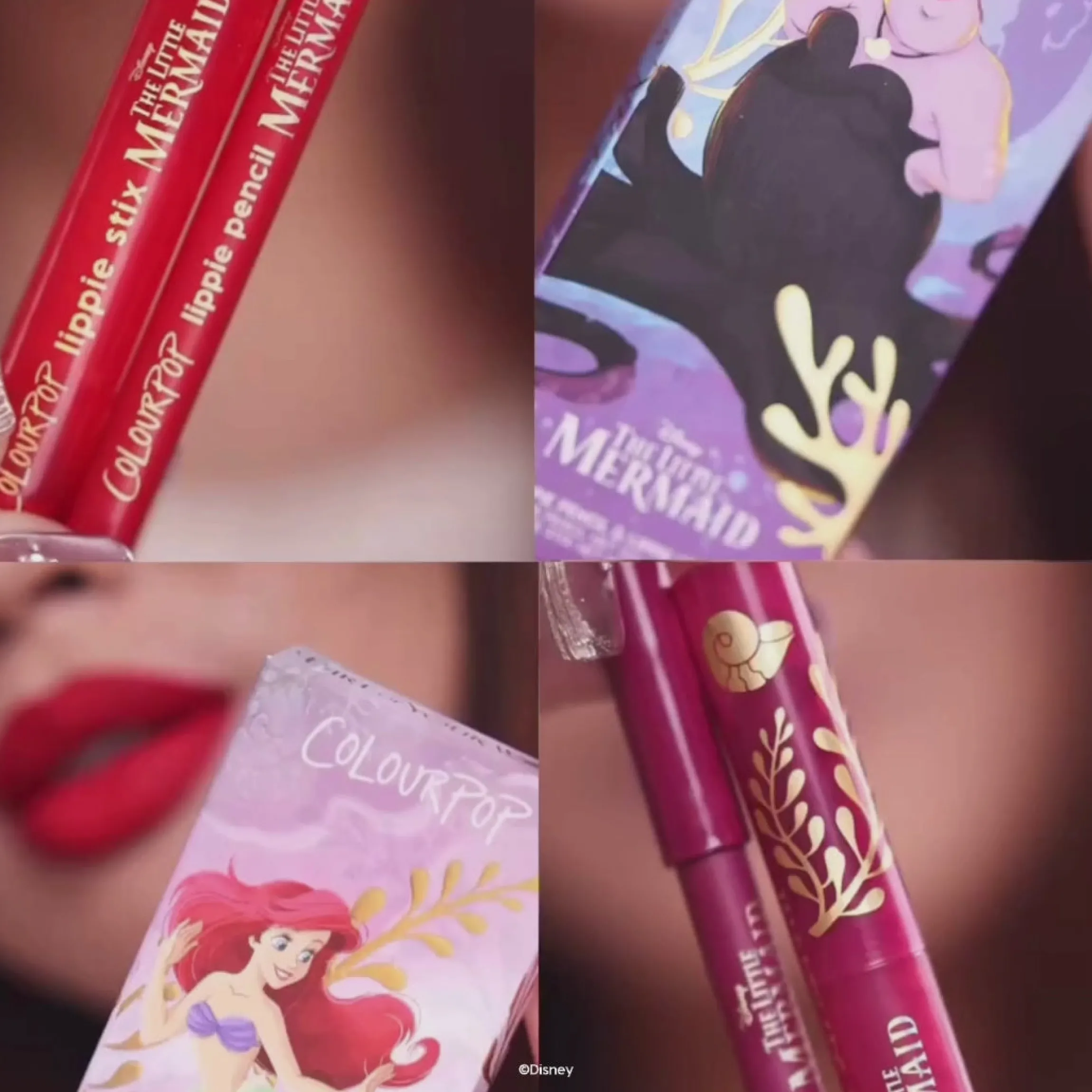 The Little Mermaid Lip Liner & Lipstick Set