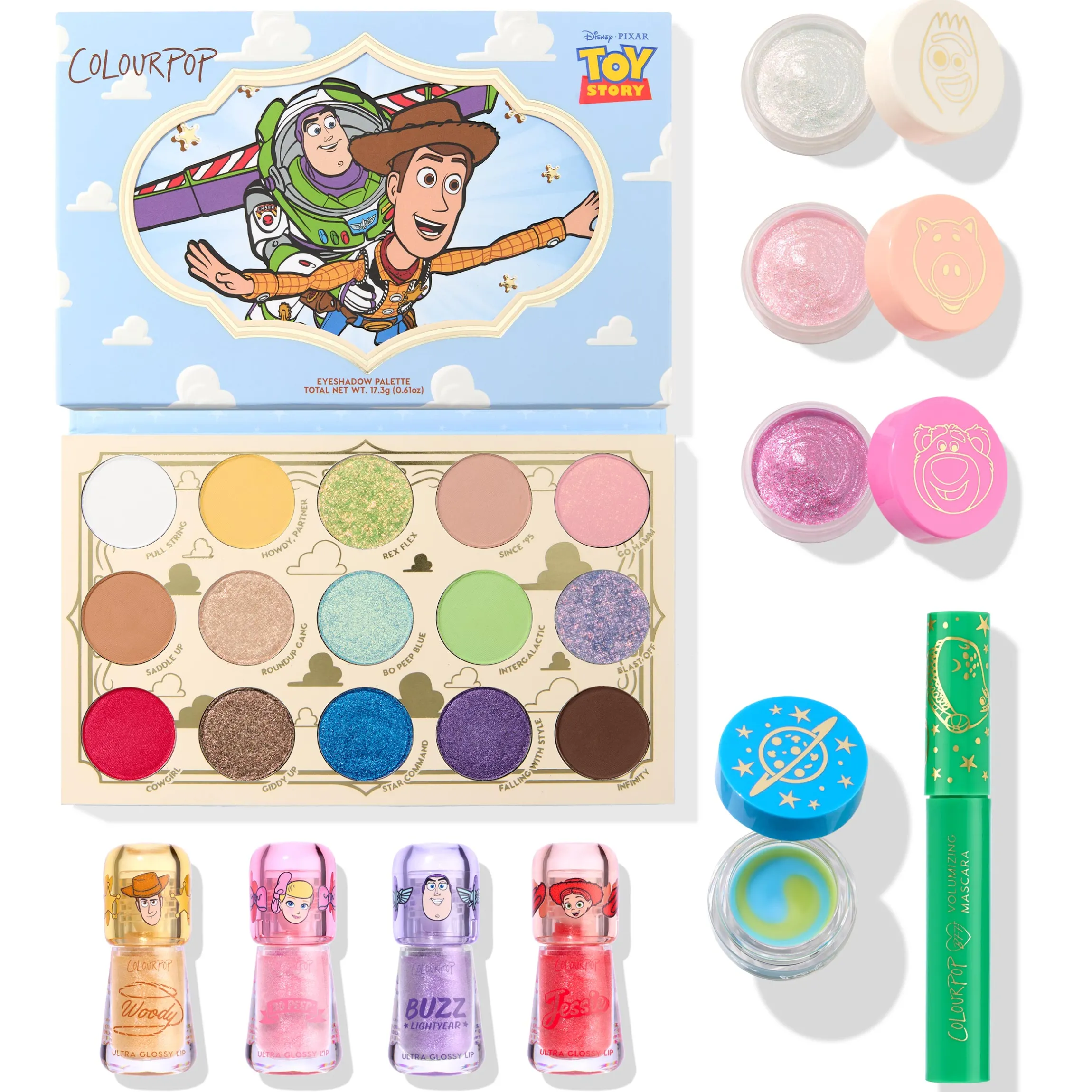 Toy Story and ColourPop Collection